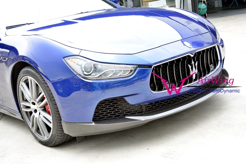 Maserati Ghibli novitec carbon front lip 01
